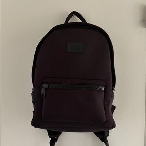 Neoprene Black Backpack by Dagne Dover